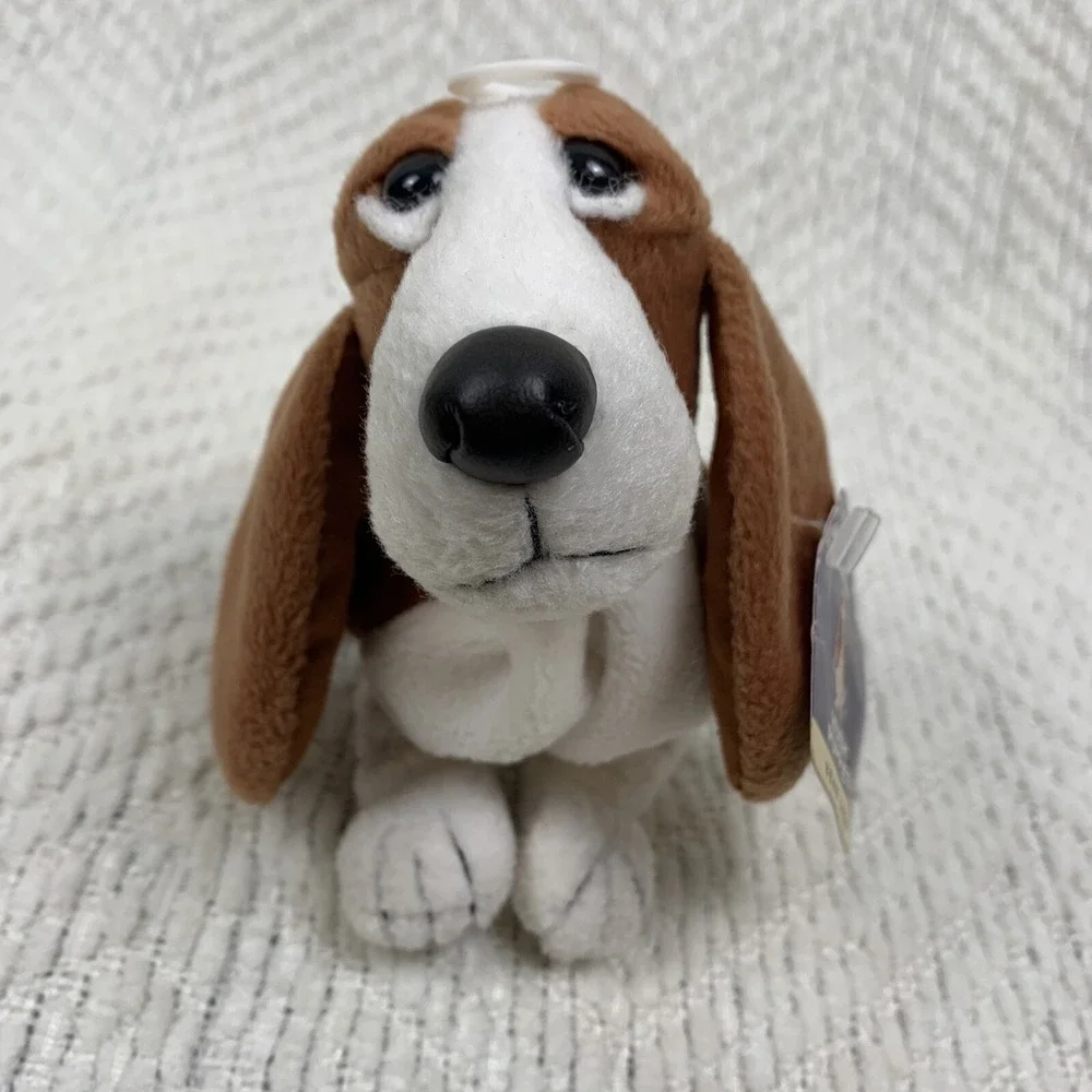 Vintage Applause‎ Hush Puppies Bassett Hound Dog Plush Stuffed Animal 6